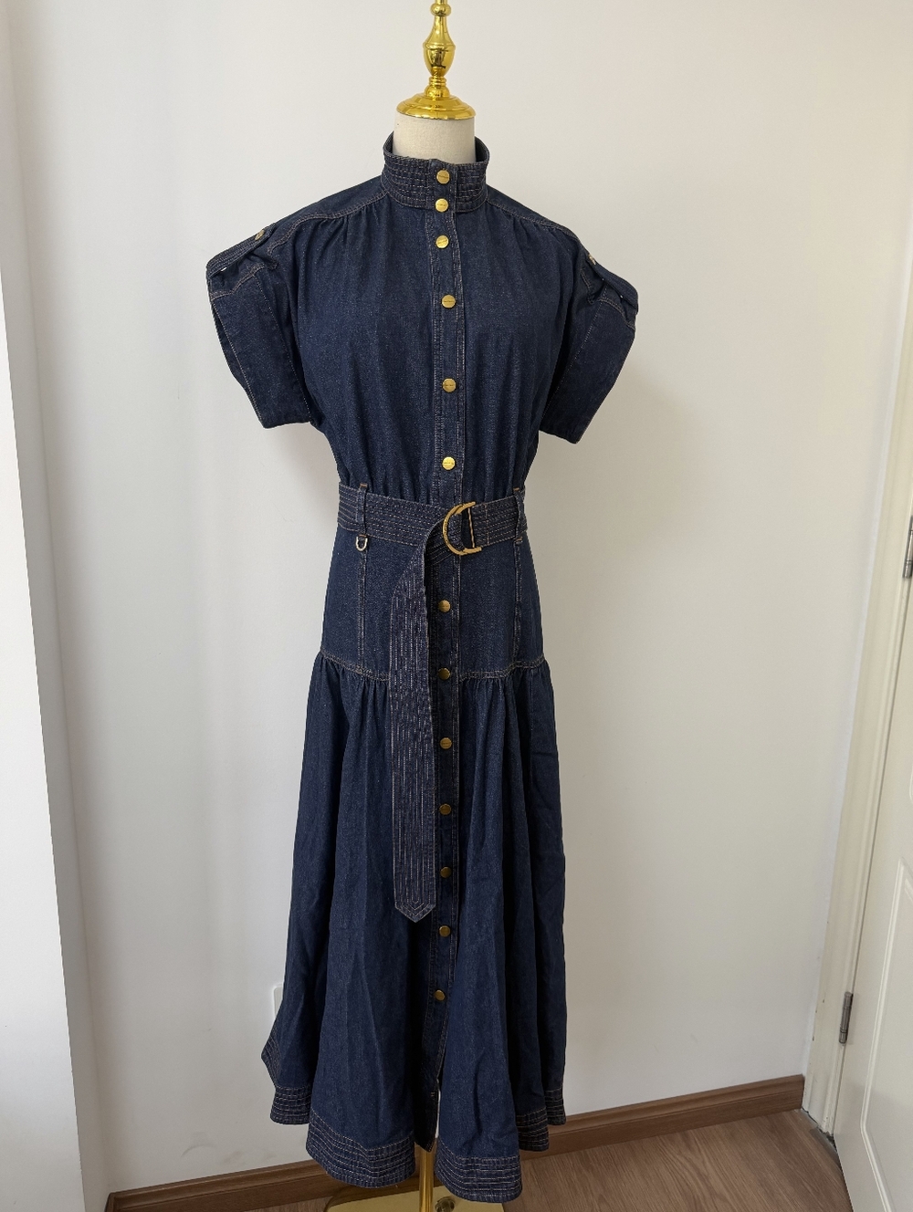 ZIMMERMANN Denim Midi Dress